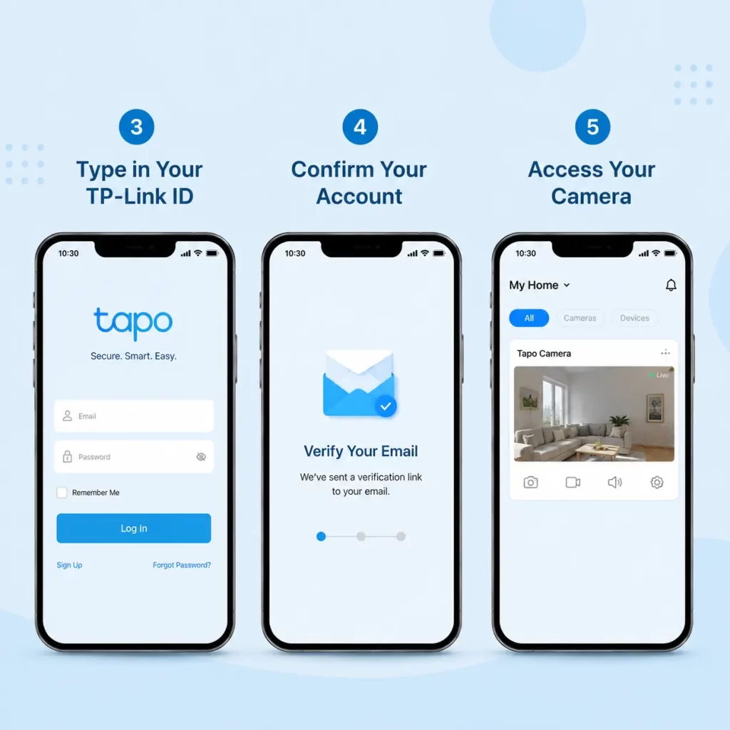 Login Via The Tapo App