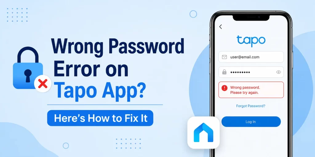 Wrong Password Error on Tapo App? Here’s How to Fix It