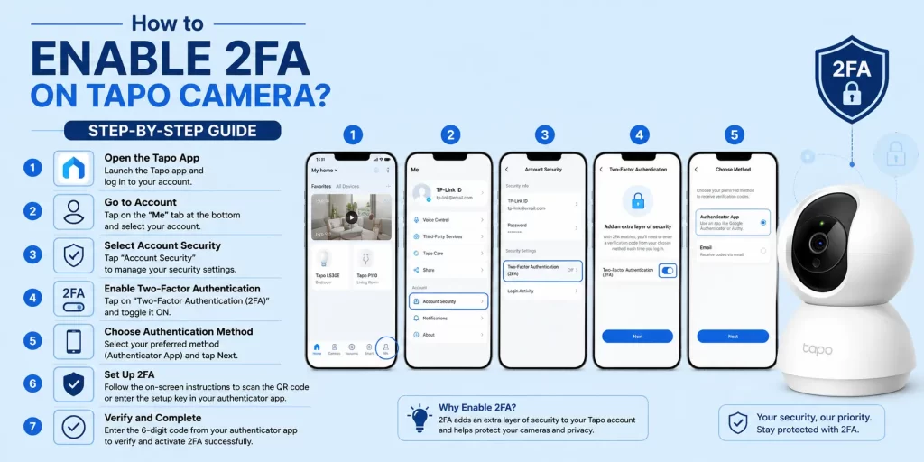 How to Enable 2FA on Tapo Camera?