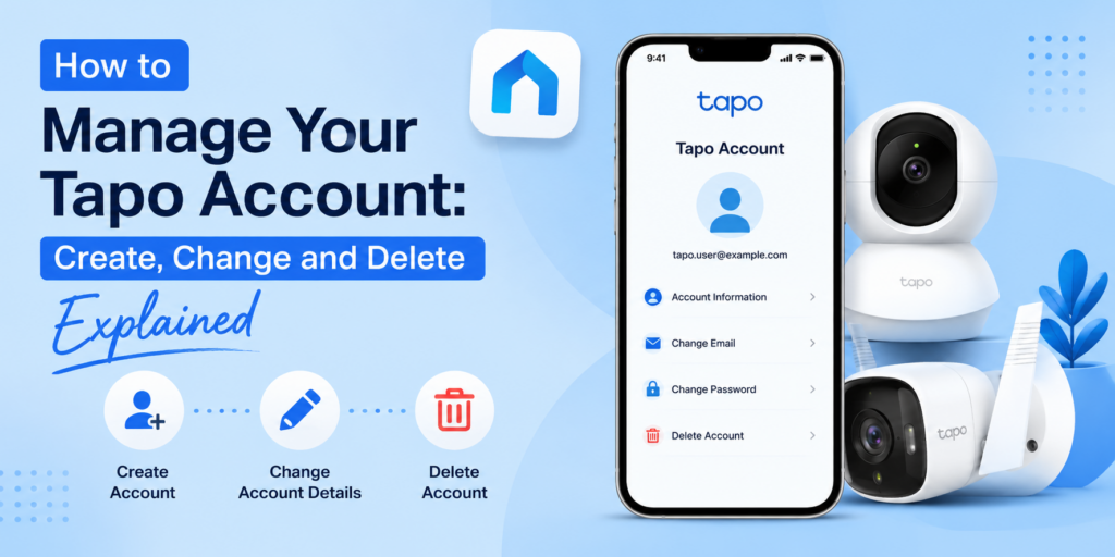 How to Manage Your Tapo Account: Create, Change and Delete Explained